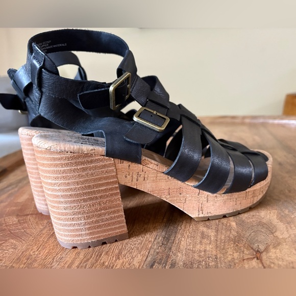 KORK-EASE Camille Sandal Black Size 9 - Picture 7 of 11